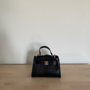 Mango Croc Purse